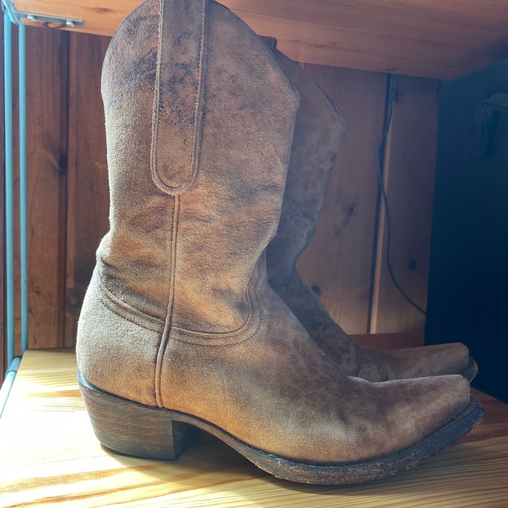 Distressed Leather Old Gringo Cowboy Boots